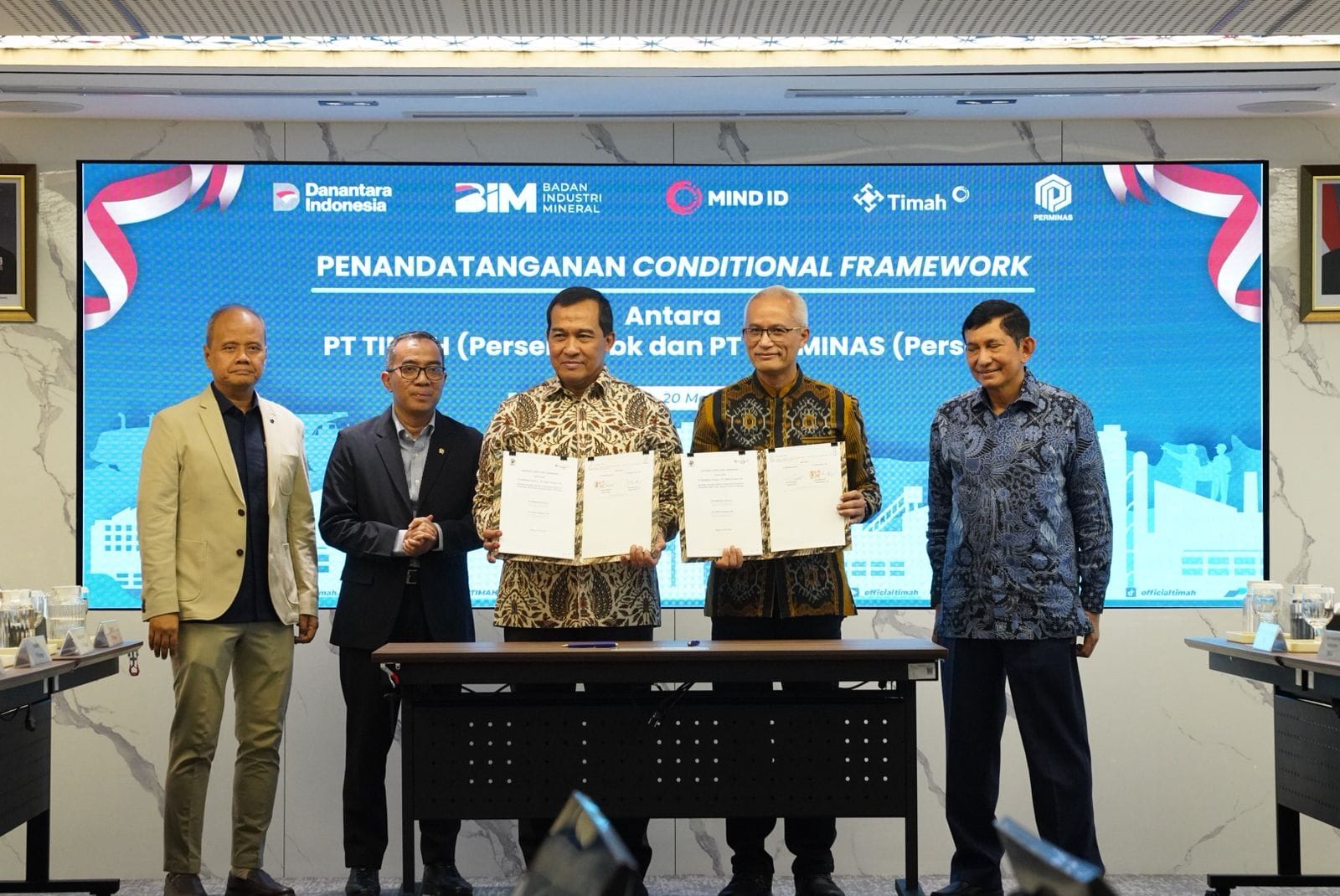 PT Timah dan Perminas Resmi Olah Slag Timah & Mineral Tanah Jarang, Targetkan Hilirisasi Strategis