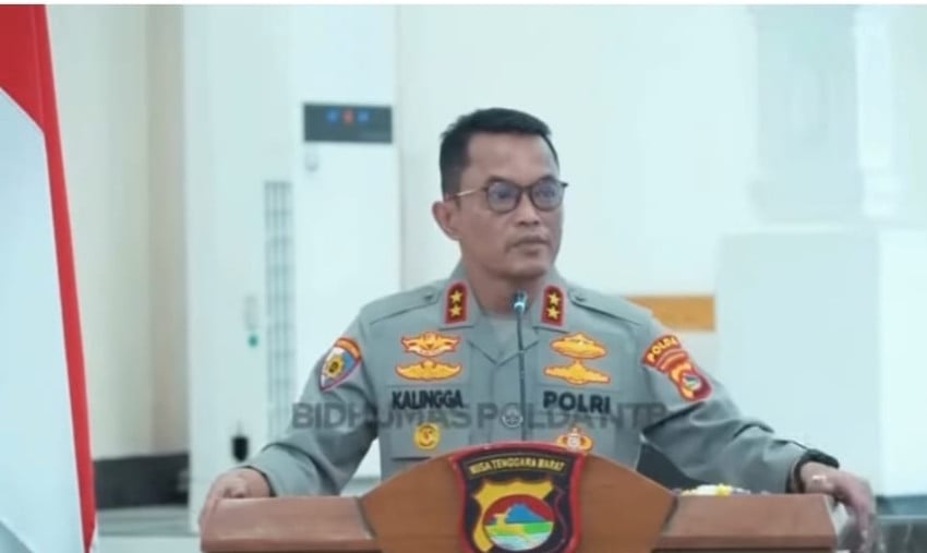 Irjen Pol Kalingga Rendra Raharja Resmi Jabat Kapolda NTB, Gantikan Edy Murbowo