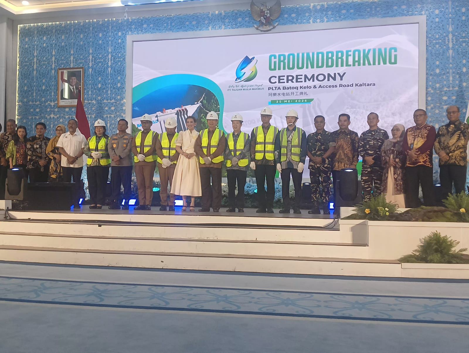 Gubernur Kaltim Resmikan Groundbreaking PLTA Batoq Kelo Rp13 Triliun, Target Selesai 3 Tahun untuk Terangi Mahakam Ulu