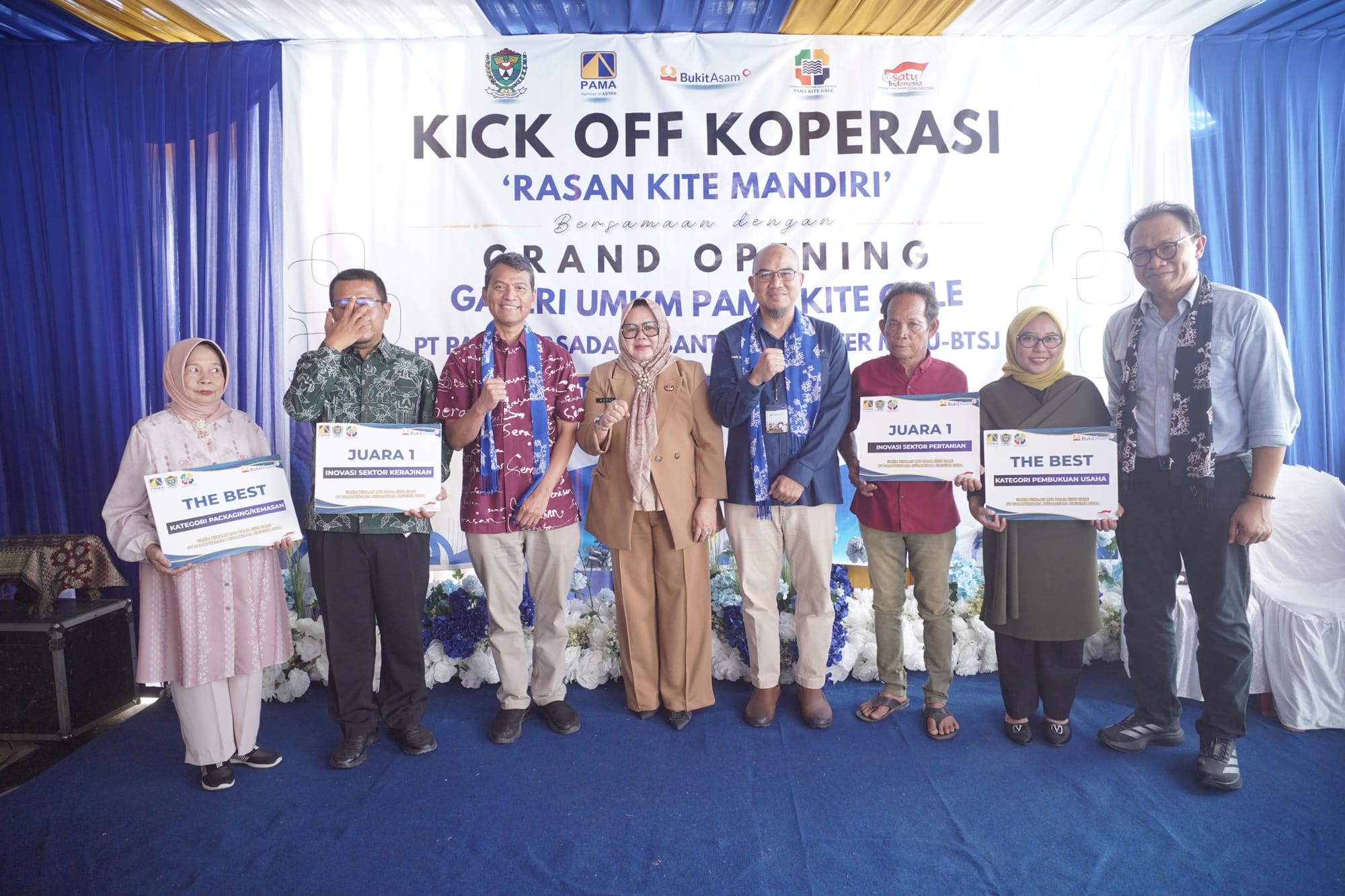 PAMA Resmikan Galeri UMKM Rasan Kite Mandiri di Muara Enim, Siapkan Ekonomi Warga Pascatambang