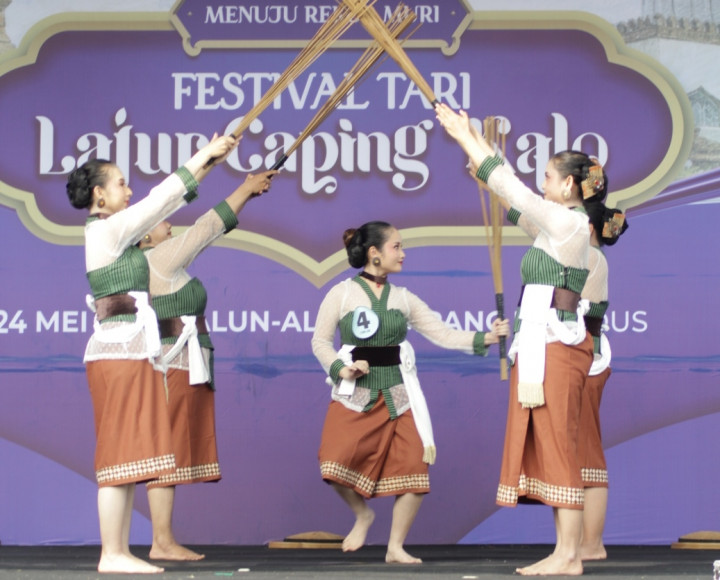 12 Kelompok Tari Unjuk Kebolehan di Festival Lajur Caping Kalo Kudus, Targetkan Rekor MURI September 2026