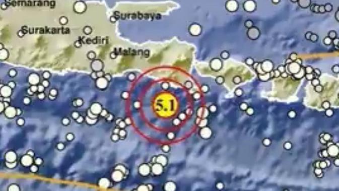 Gempa Magnitudo 5,1 Guncang Jember, Warga Diimbau Waspada Tsunami Susulan