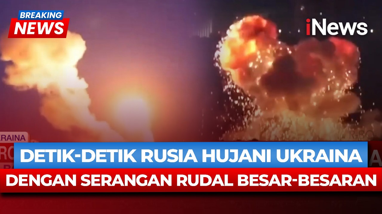 Rusia Hujani Ukraina dengan 600 Drone dan 90 Rudal, Kyiv Mencekam, Warga Berlarian ke Bunker