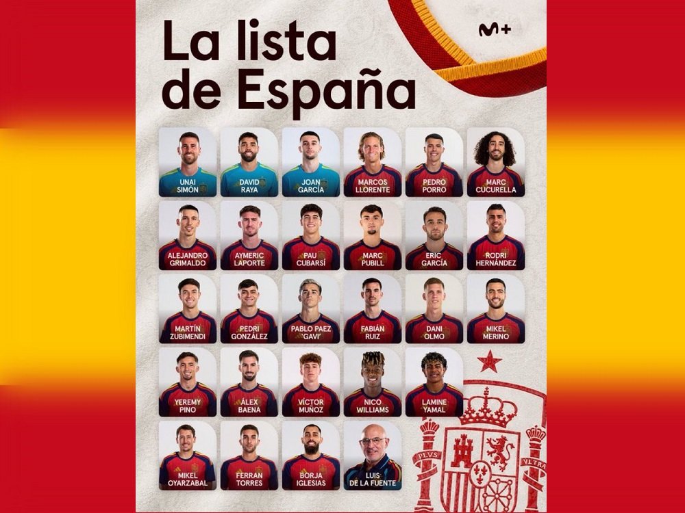 Spanyol Umumkan 26 Pemain Piala Dunia 2026, Rodri Jadi Kapten di Tengah Absennya Carvajal dan Morata