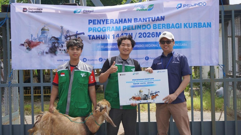Pelindo Pelabuhan Benoa Bagikan 33 Hewan Kurban untuk Idul Adha, Libatkan Peternak Lokal