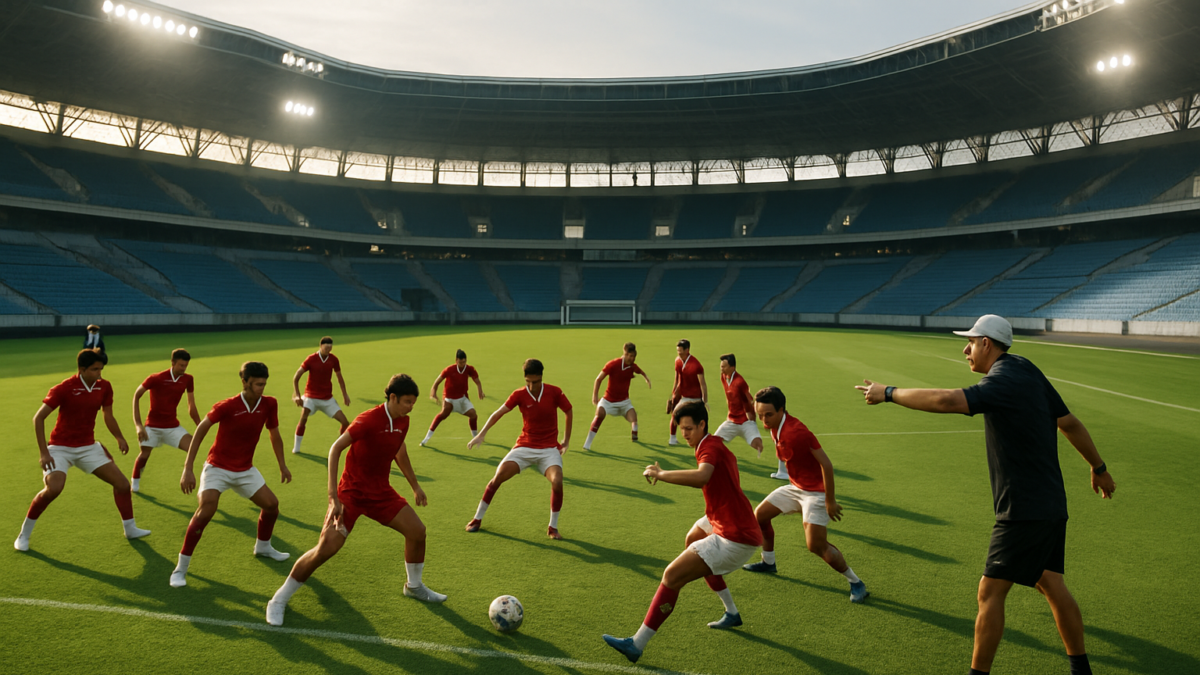 Marselino Ferdinan dan Saddil Ramdani Jadi Pusat Perhatian di Latihan Perdana Timnas Indonesia Jelang Piala AFF 2026