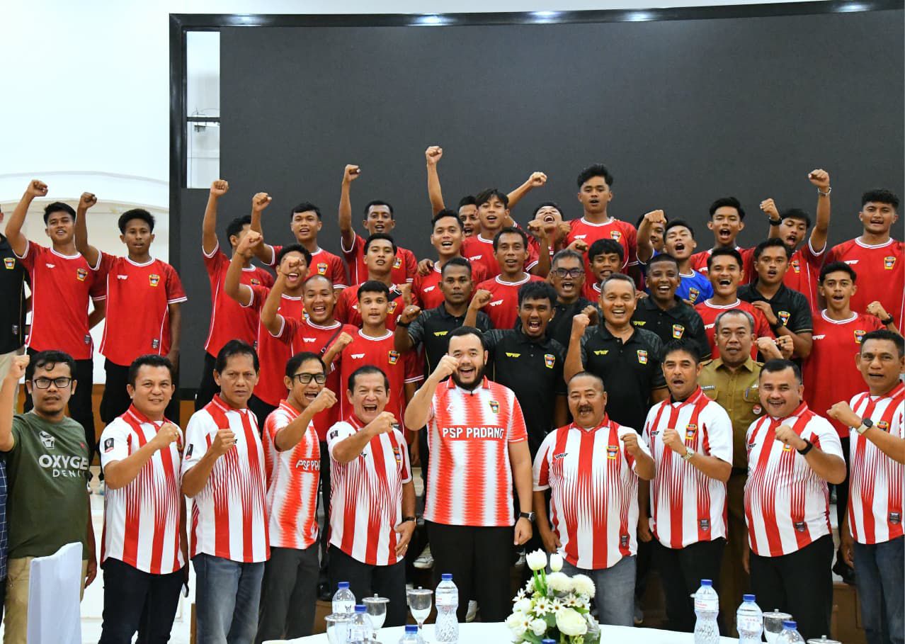 PSP Padang Incar Tiket Liga 3 Usai Dilepas Wali Kota ke Putaran Nasional Liga 4