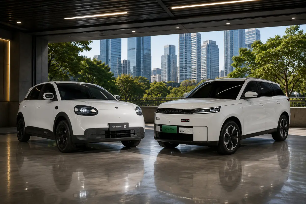 Chery Q vs Jaecoo J5 EV: Duel Dua SUV Listrik Rp 200 Jutaan, Beda Karakter Jauh