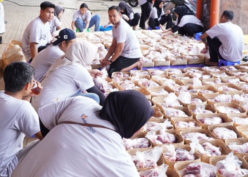 Idul Adha 1447 H, Askrindo Tebar 59 Ekor Hewan Kurban hingga ke Wilayah 3T