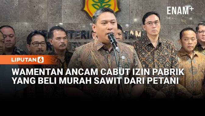 Wamentan Sudaryono Ultimatum Pabrik Sawit Nakal: Harga TBS Dipatok Murah, Izin Siap Dicabut Permanen