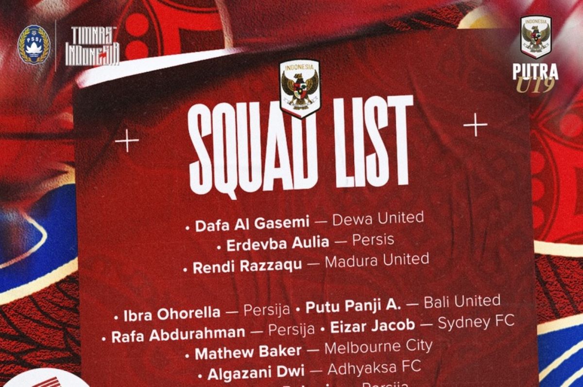 6 Pemain Abroad Masuk Skuad Timnas Indonesia U-19 untuk Piala AFF U-19 2026, Target Pertahankan Gelar