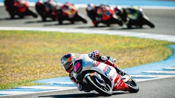 Honda Team Asia Puji Produktivitas Veda Ega Usai Tembus P9 di Practice Moto3 Italia