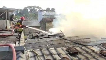Sakelar Listrik di Sempur Bogor Meledak, Satu Rumah Ludes Terbakar, Kerugian Capai Rp 500 Juta
