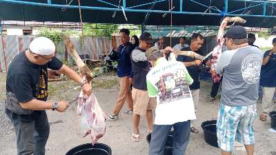 Iduladha 1447 H di Uniska MAB Banjarmasin, Jumlah Hewan Kurban Naik Jadi 10 Ekor, Rektor Dorong Empati Sosial