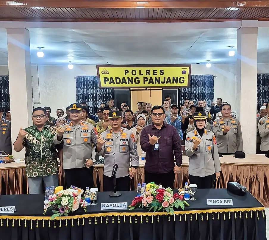 Kapolda Sumbar Turun Langsung, BRI Padang Panjang Salurkan KUR Mikro Ketahanan Pangan ke Petani dan Peternak