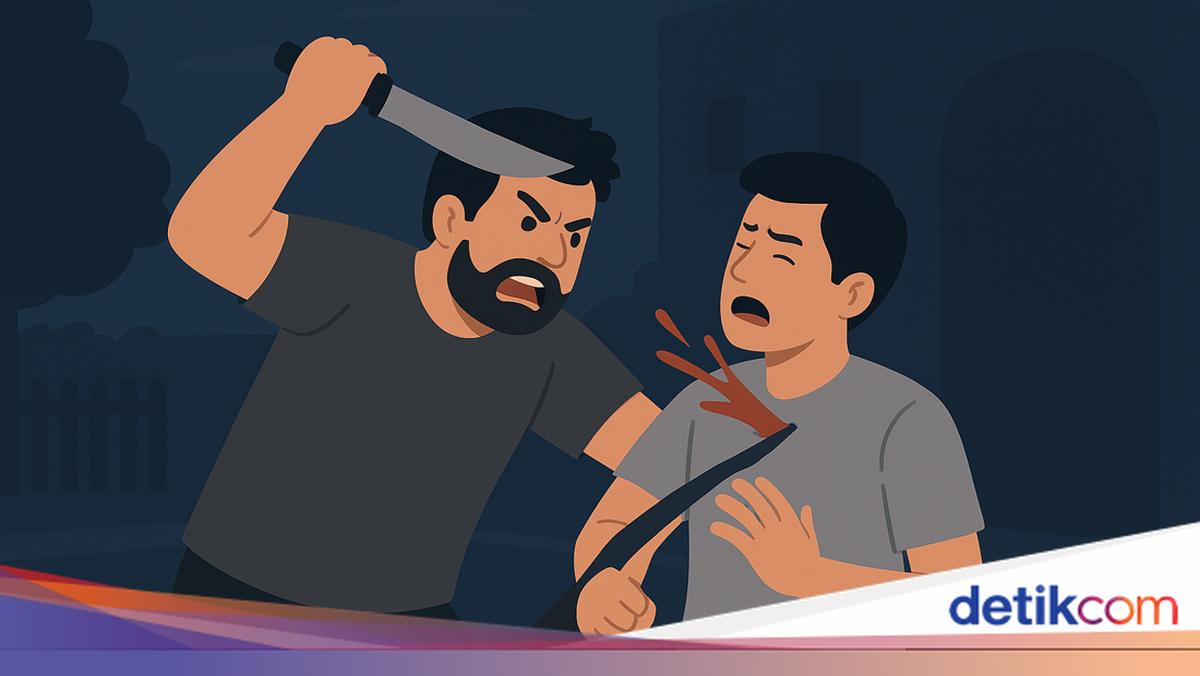 Duel Berdarah di Bone gegara Salah Paham, Satu Pria Kena Tikam, Polisi Amankan Massa di Depan Puskesmas