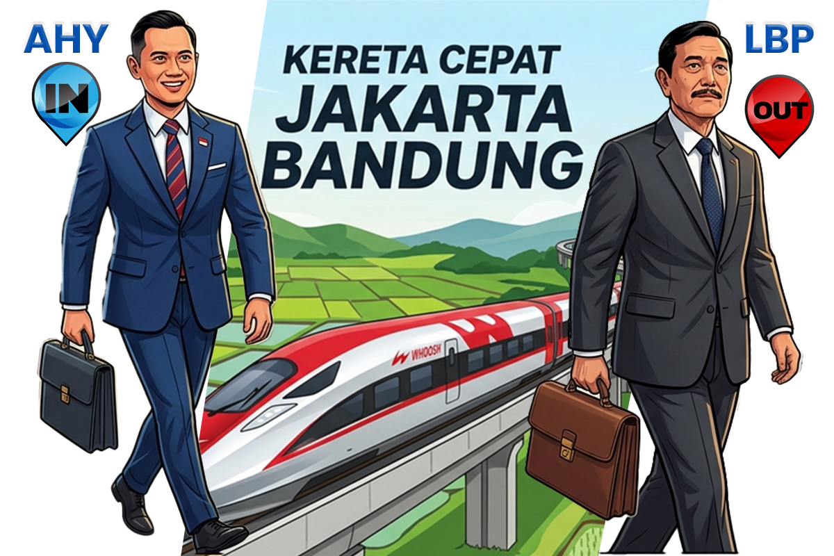 Aturan Baru Kereta Cepat Jakarta-Bandung: AHY Gantikan Luhut, Komite Kini Punya Kuasa Atasi Biaya Membengkak