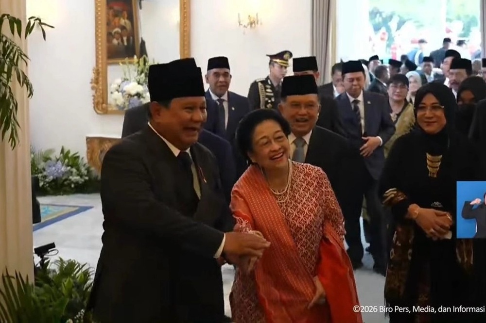 Presiden Prabowo dan Megawati Tampilkan Guyub di Hari Pancasila, Jubir Gerindra: Modal Hadapi Tekanan Global