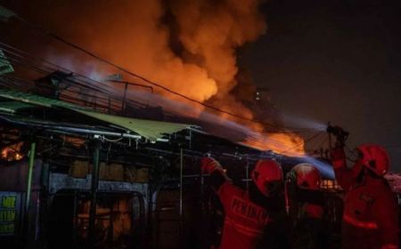 Kebakaran Kemayoran Hanguskan 330 Rumah, 620 Jiwa Mengungsi