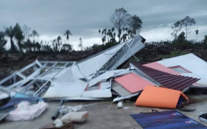 41 Hunian Sementara Korban Bencana di Aceh Utara Rusak Diterjang Angin Kencang, 12 Unit Ambruk Berat