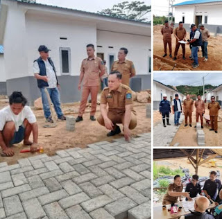 Sekda Sibolga Tinjau Langsung Huntap Aek Parombunan, Target Infrastruktur Dasar Rampung Sebelum Diserahkan ke Warga