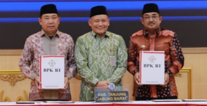 Pemkab Tanjab Barat Kembali Raih Predikat WTP dari BPK untuk Kedelapan Kalinya Berturut-turut