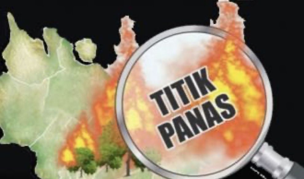 34 Titik Panas Terdeteksi di Sumsel, Muara Enim Paling Banyak dengan 14 Hotspot