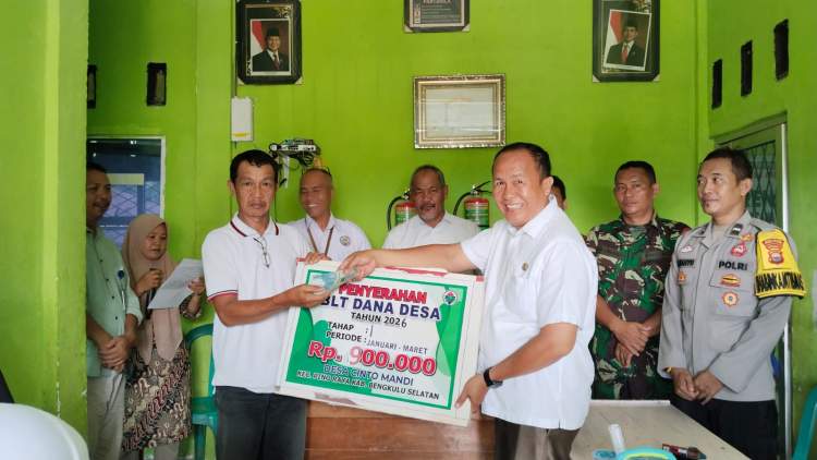 Pemdes Cinto Mandi Salurkan BLT-DD Rp 1,8 Juta per KPM untuk Enam Bulan Sekaligus, Prioritas Lansia dan Disabilitas