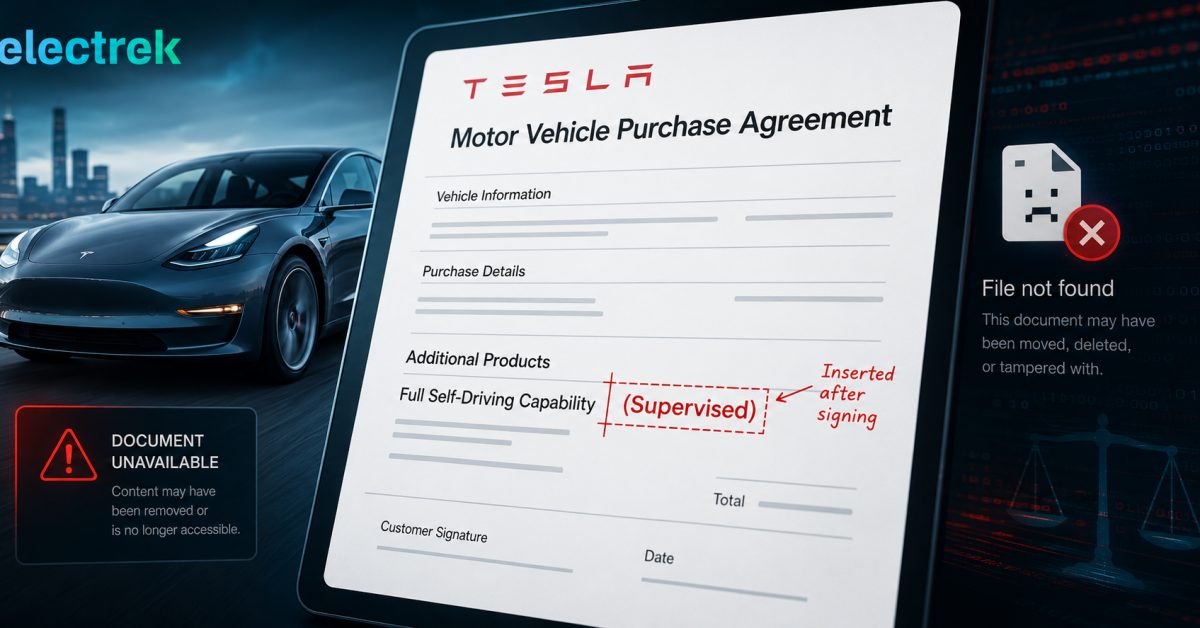 Tesla Ubah Kontrak FSD Secara Sepihak, Pemilik Mobil Kehilangan Akses Dokumen Asli