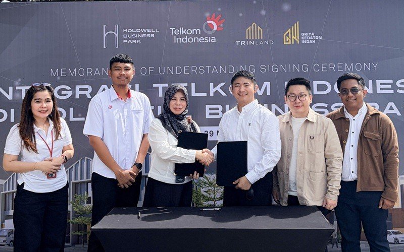 Holdwell Business Park Gandeng Telkom Indonesia, Siapkan Infrastruktur Digital untuk Pusat Logistik Modern di Bandar Lampung
