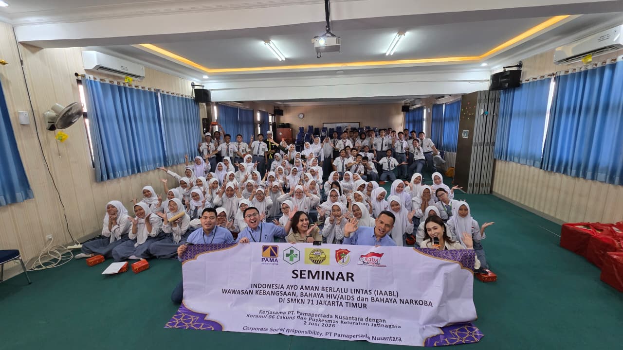 PAMA Bekali Pelajar Jakarta Timur dengan Keselamatan Lalu Lintas hingga Bahaya Narkoba
