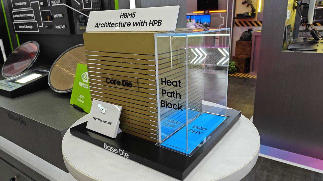 Samsung Pamerkan Mockup Fisik HBM5 di Computex 2026, Bawa Sistem Pendingin Baru 'Heat Path Block'