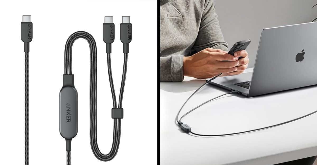 Anker Rilis Kabel USB-C 2-in-1 140W yang Bisa Cas Dua Perangkat Sekaligus, Cuma Rp240 Ribuan