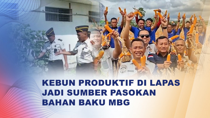 Lapas di Kupang dan Lamongan Panen Jagung & Selada Hidroponik, Pasok Program Makan Bergizi Gratis