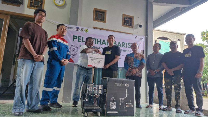15 Pemuda Gang Manggis Samarinda Digembleng Jadi Barista, Pertamina Kirim Mesin Kopi