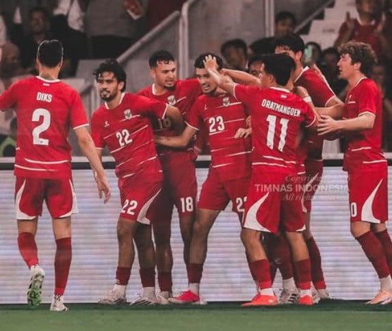 Timnas Indonesia Hajar Oman 2-0 di Babak Pertama FIFA Matchday, Gol Justin Hubner dan Ole Romeny