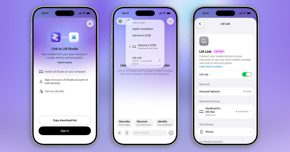 LM Studio Rilis LM Link, Fitur Baru untuk Ngobrol dengan AI Lokal di Mac Lewat iPhone