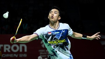 Jonatan Christie Kalahkan Yushi Tanaka 21-19, 24-22 di Perempat Final Indonesia Open 2026