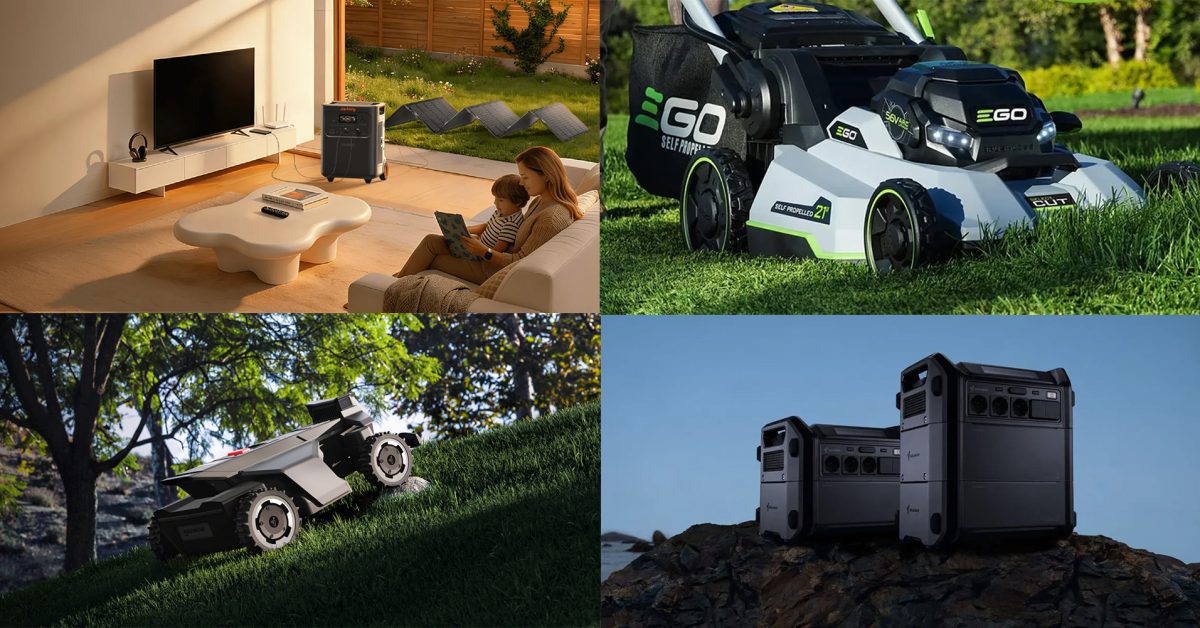 Jackery HomePower 3600 Plus Turun ke $1.399, EGO Select Cut Touch Drive Mower $543, Segway Navimow X430 Diskon