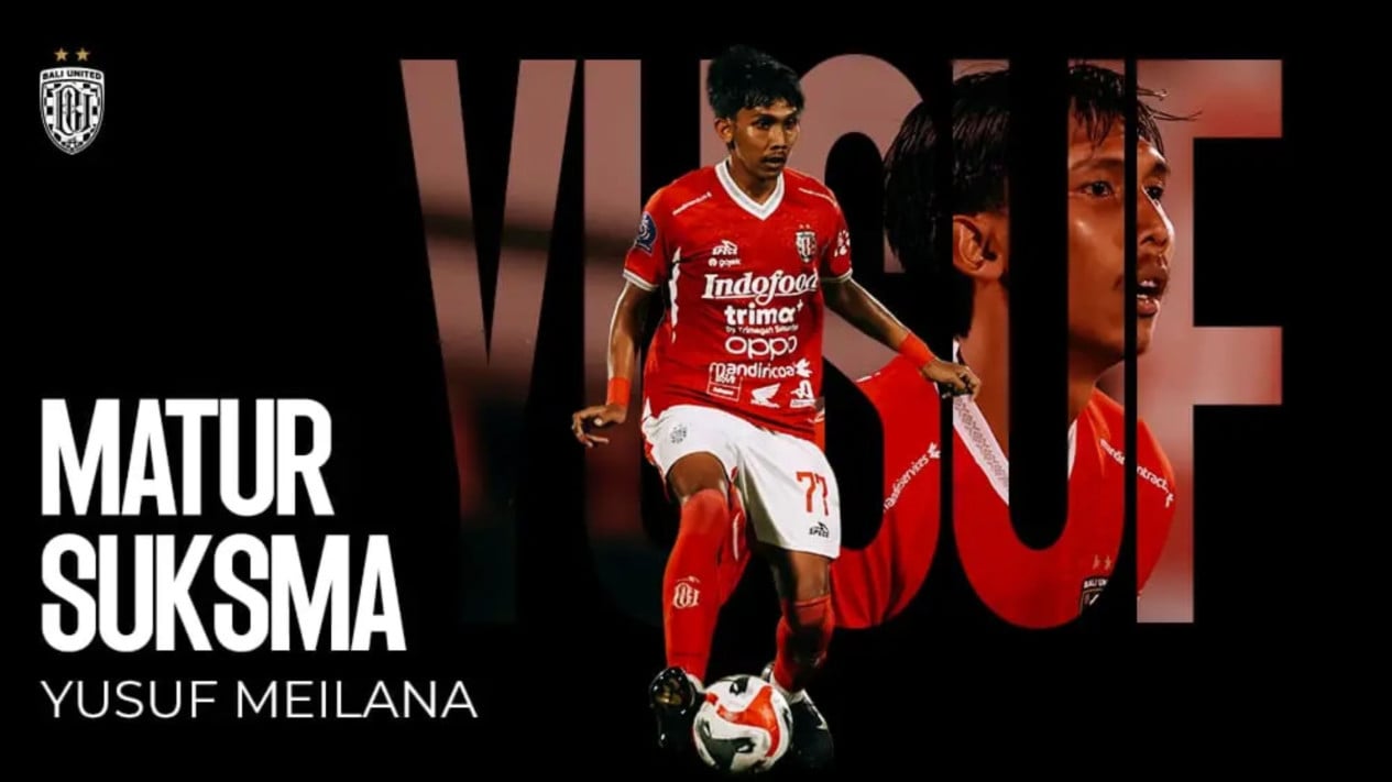 Bali United Akhiri Masa Peminjaman Yusuf Meilana, Bek Kiri Kembali ke Persik Kediri Usai Enam Penampilan