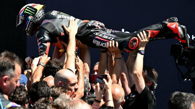 Rivalitas Pabrikan Italia Memanas di MotoGP Hungaria 2026, Bezzecchi Target Perlebar Jarak