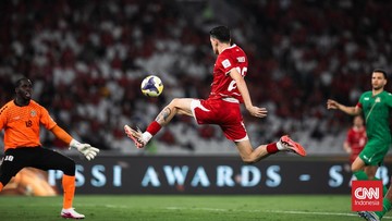 Gol Sundulan Hubner Menit 13 Bawa Timnas Indonesia Ungguli Oman di Babak Pertama