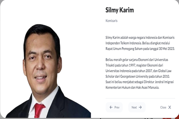 Kasus Korupsi Silmy Karim, Komisaris Telkom, Jadi Tersangka KPK: Reputasi BUMN Digital Dipertaruhkan