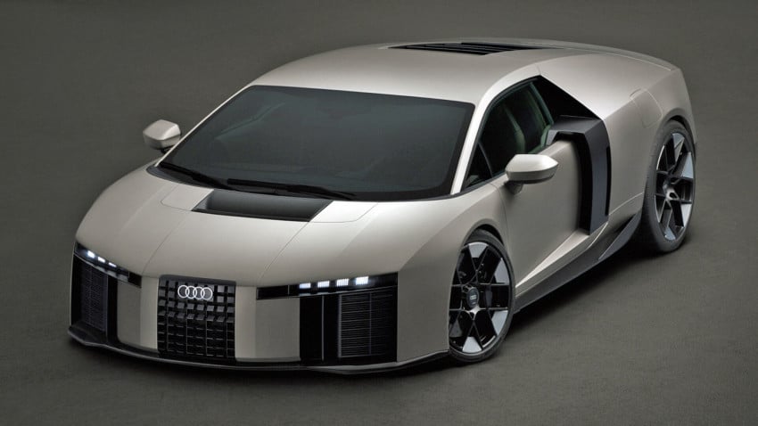 Audi Nuvolari Resmi Meluncur, Supercar Hybrid V8 Bertenaga 987 HP Penerus R8