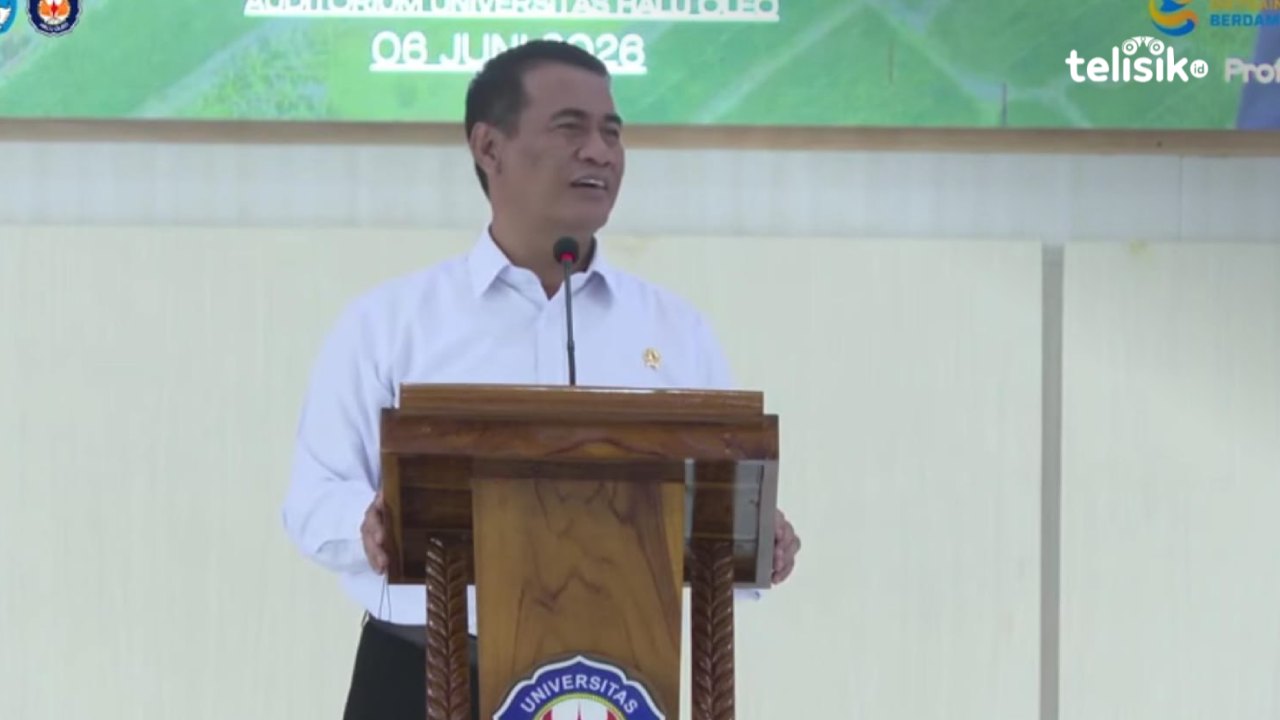 Menteri Pertanian Andi Amran Ajak UHO Kendari Kawal 38 Juta Bibit Kakao, Mete, dan Kelapa di Sultra