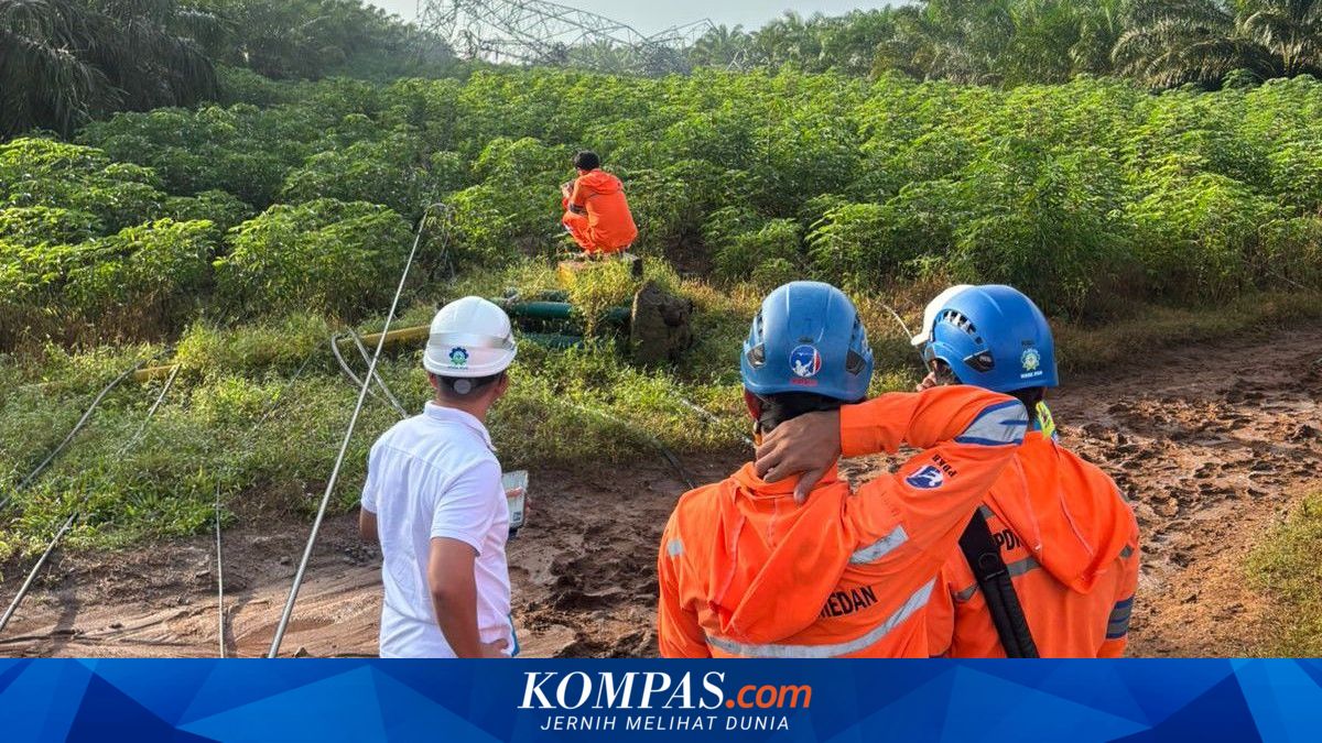 Cuaca Ekstrem Landa Sumut, 12 Tower Transmisi PLN Roboh dan Bengkok, Listrik Sempat Padam