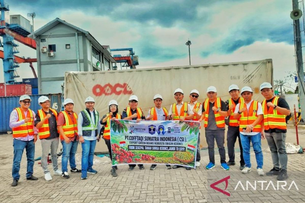 Ekspor Kopi Kerinci ke Mesir Tembus 19,2 Ton, Pelindo Jambi-HIPMI Jalin Kolaborasi