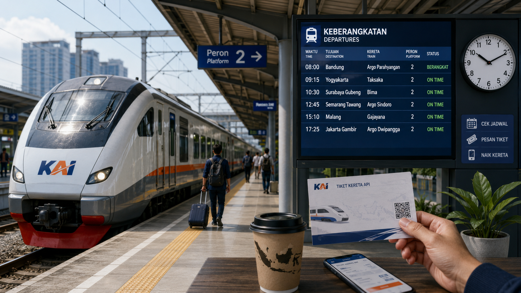 Tiket Kereta Api Jarak Jauh dari Gambir dan Pasar Senen Ludes Terjual, Warga NTT yang Mudik ke Jakarta Wajib Cek Jadwal Terbaru