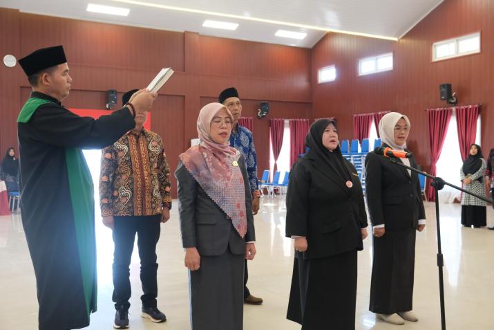 Rektor UIN Fatmawati Sukarno Bengkulu Lantik Tiga Kepala Bagian Baru, Ini Pesan Soal Profesionalisme