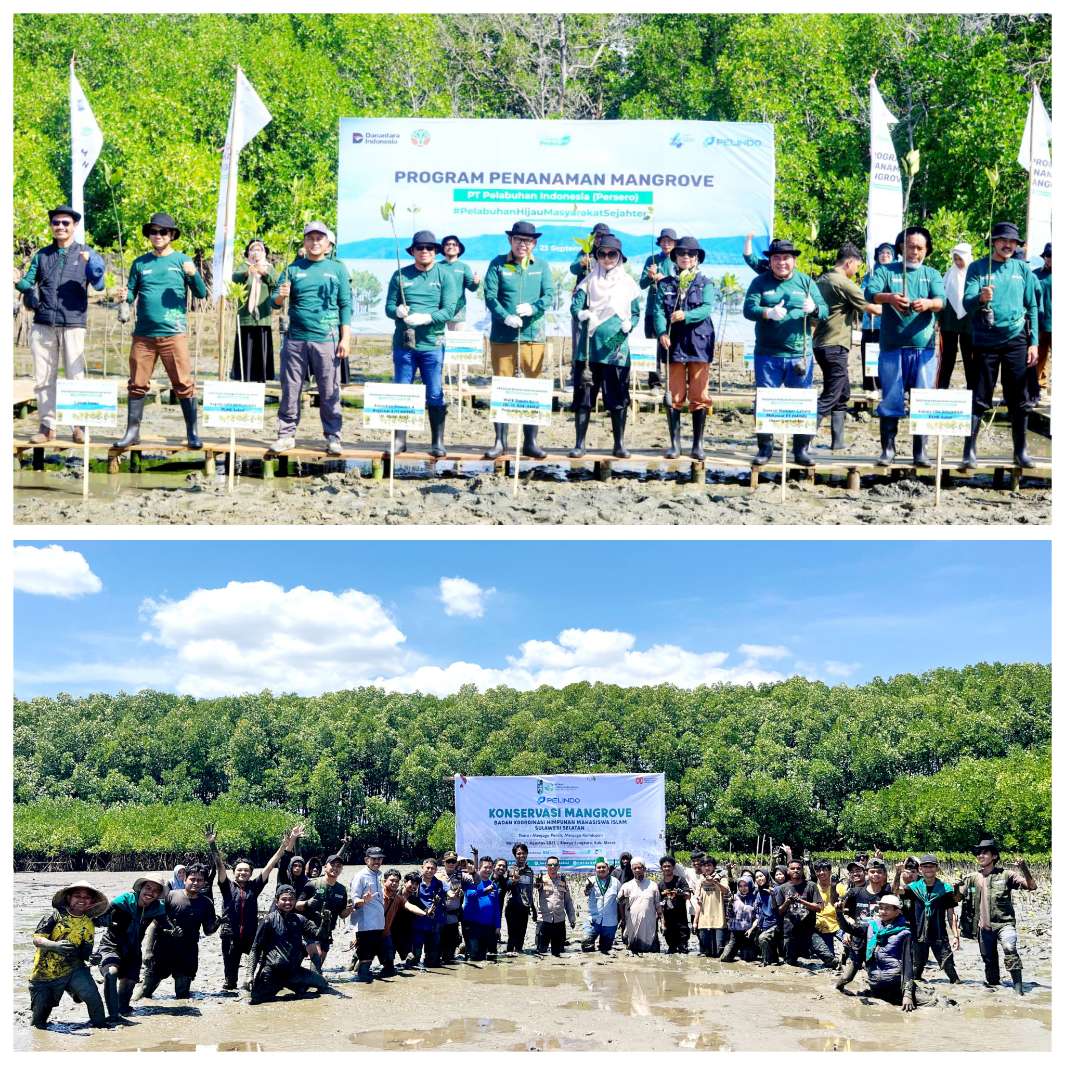 Pelindo Regional 4 Makassar Tanam Ribuan Pohon dan Bangun Bank Sampah, Aksi Nyata Jaga Lingkungan dari Simpul Logistik Timur Indonesia